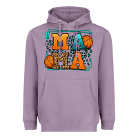 Lavender leopard basketball mama Mother's Day Heavyweight Hoodie - LillyAllenDesigns