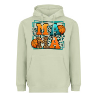 Matcha leopard basketball mama Mother's Day Heavyweight Hoodie - LillyAllenDesigns