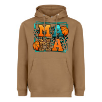 Toasted Coconut leopard basketball mama Mother's Day Heavyweight Hoodie - LillyAllenDesigns