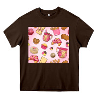 Chocolate Brown mexican pan dulce Heavy Core Tee - MaliasSmallBusiness