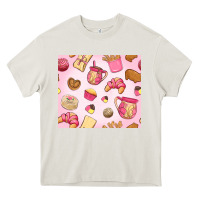 Cream mexican pan dulce Heavy Core Tee - MaliasSmallBusiness