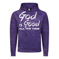 Cloud Purple God Is Good All The Time Christian Worship Vintage Hoodie - tuanDangUi
