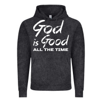Vintage Black God Is Good All The Time Christian Worship Vintage Hoodie - tuanDangUi