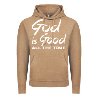 Vintage Coffee God Is Good All The Time Christian Worship Vintage Hoodie - tuanDangUi