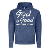 Vintage Denim God Is Good All The Time Christian Worship Vintage Hoodie - tuanDangUi