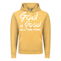 Vintage Mustard God Is Good All The Time Christian Worship Vintage Hoodie - tuanDangUi