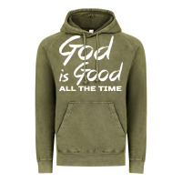 Vintage Olive God Is Good All The Time Christian Worship Vintage Hoodie - tuanDangUi