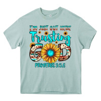 Arona i m just out here trusting god proverbs 3 5,6 Heavy Core Tee - JahusDesignShop