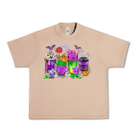 Burro Halloween Coffee Cups Urban Heavy Tee - texasbilliewilder