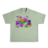 Oil Green Halloween Coffee Cups Urban Heavy Tee - texasbilliewilder