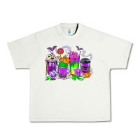 Pistachio Halloween Coffee Cups Urban Heavy Tee - texasbilliewilder
