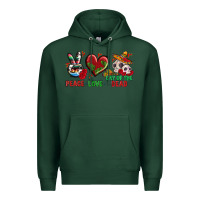 Sports Green Peace Love Day Of The Dead Premium Hoodie - BundleAndBundleShop