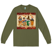Army Green wizards coffee cups Long Sleeve Tee - TumblerDesignByShophia