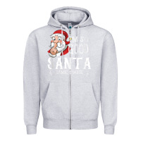 Heather Grey i'm so good santa came twice christmas pajama funn Zipper Hoodie - tuanDangUi