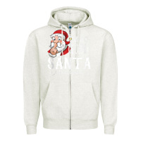 Oatmeal Heather i'm so good santa came twice christmas pajama funn Zipper Hoodie - tuanDangUi
