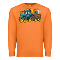 Carrot softball tractor Premium Sweatshirt - SublimationCraftShop