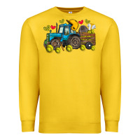 Softball Tractor Premium Sweatshirt | Teevron