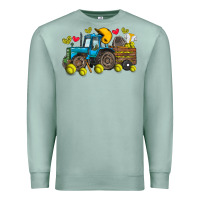 Seafoam softball tractor Premium Sweatshirt - SublimationCraftShop