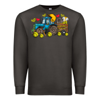 Smoke softball tractor Premium Sweatshirt - SublimationCraftShop