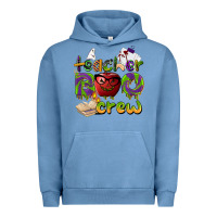 Pigment Pebble Blue teacher boo crew Urban Hoodie - BarkalooDesign