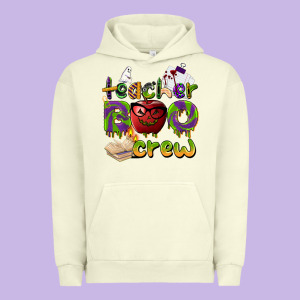 Teacher Boo Crew Urban Hoodie Designed By Barkaloodesign
