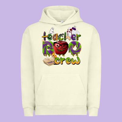 Teacher Boo Crew Urban Hoodie Designed By Barkaloodesign