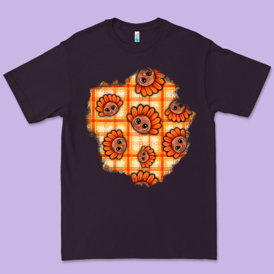 Thanksgiving Turkey With Tartan Patch Premium Tee Designed By Bundleandbundleshop
