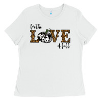 White for the love of fall Ladies Tee - RanaPortraitStore