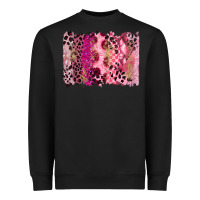 Black breast cancer brushstroke Heavyweight Sweatshirt - FaDigitalArtStudio