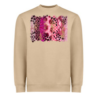 Mushroom breast cancer brushstroke Heavyweight Sweatshirt - FaDigitalArtStudio