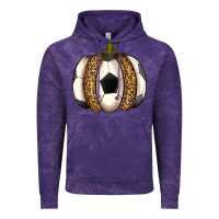 Cloud Purple Soccer Pumpkin Vintage Hoodie - texasbilliewilder