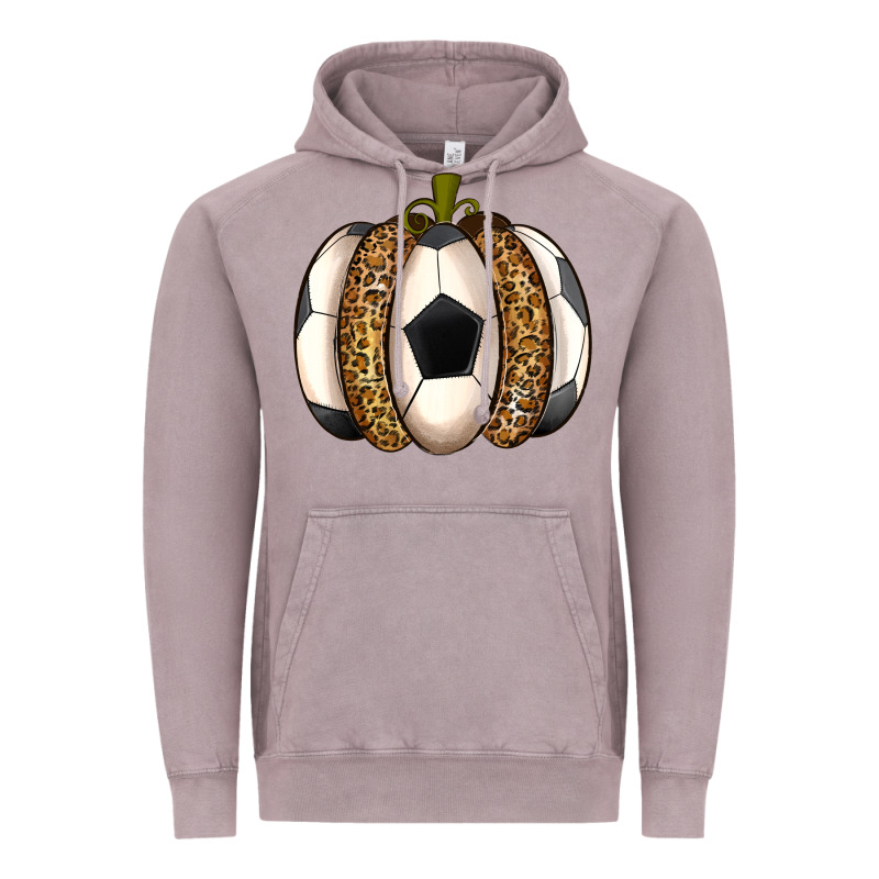 Soccer Pumpkin Vintage Hoodie by texasbilliewilder | Teevron