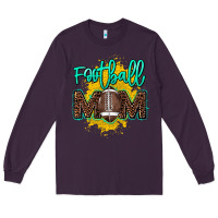 Plum Football Mom Mother's Day Long Sleeve Tee - HowdyJamesFarm
