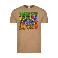 Vintage Coffee Happy go lucky LGBTQ+ Vintage Tee - NancyCooperArtShop