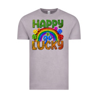 Vintage Zinc Happy go lucky LGBTQ+ Vintage Tee - NancyCooperArtShop