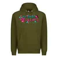 Army Green We Fight Together Premium Hoodie - BundleAndBundleShop