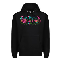 Black We Fight Together Premium Hoodie - BundleAndBundleShop
