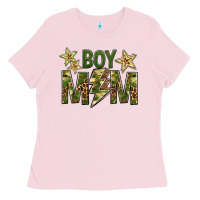 Bubblegum Pink Boy Mom Ladies Tee - BundleAndBundleShop