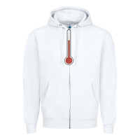 White thermometer halloween costume temperature gauge t Zipper Hoodie - tuanDangUi