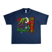 Navy Christmas Character Urban Heavy Tee - NancyCooperArtShop