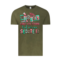 Vintage Olive nurses cant fix stupid but we can sedate it Vintage Tee - RanaPortraitStore
