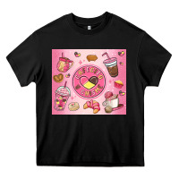 Black cafecito y chisme Heavy Core Tee - MaliasSmallBusiness