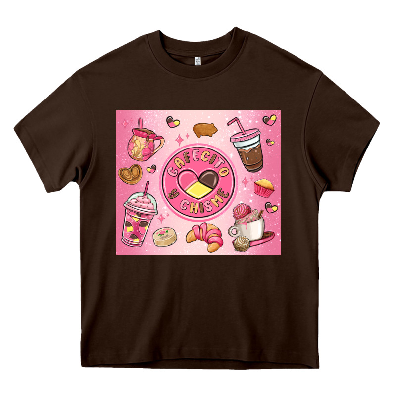 Cafecito Y Chisme Heavy Core Tee by MaliasSmallBusiness | Teevron