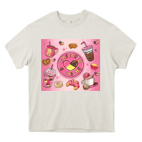 Cream cafecito y chisme Heavy Core Tee - MaliasSmallBusiness