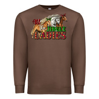 Chestnut all the jingle ladies christmas horses Premium Sweatshirt - LillyAllenDesigns