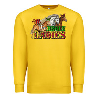 Lemon all the jingle ladies christmas horses Premium Sweatshirt - LillyAllenDesigns