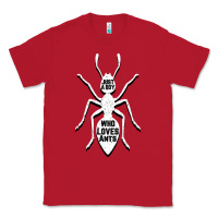Red Just A Boy Who Loves Ants Classic Tee - Bettercallsaul