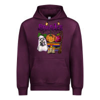 Mauve Wine boooks Urban Hoodie - BarkalooDesign