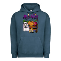 Pigment Midnight Navy boooks Urban Hoodie - BarkalooDesign