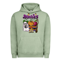 Pigment Oil Green boooks Urban Hoodie - BarkalooDesign